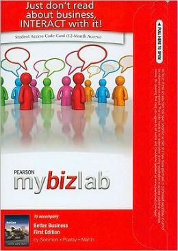 MyBizLab with Pearson eText Student Access Code Card for Better Business