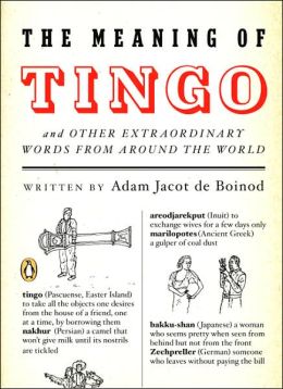 The Meaning of Tingo: And Other Extraordinary Words from Around the World