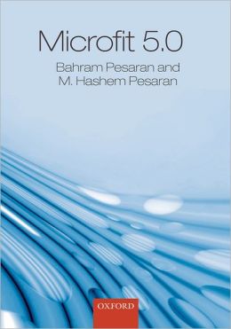 MICROFIT 5.0 Windows Commercial Single User Upgrade Bahram Pesaran and M. Hashem Pesaran