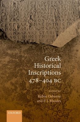 Book Greek Historical Inscriptions 478-404 BC