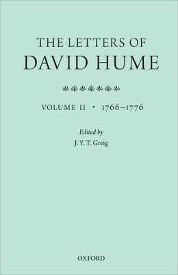 The Letters of David Hume: Volume 2 J. Y. T. Greig