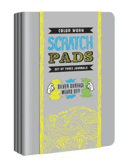 Color Worn Scratch Pads - Small: Set of three pads with scratch-off Covers