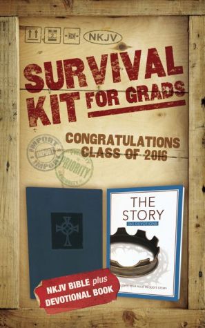 2016 Survival Kit for Grads, NKJV: NKJV Bible plus Devotional Book, The Story Devotional