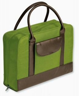 Bible Study Organizer Chartreuse with Leather-Look Accents Zondervan