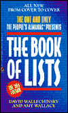 The People's Almanac Presents the Book of Lists