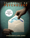 Invitation to Pyschology: Subscription to the Psychology Place Website Carole Wade and Carol Tavris