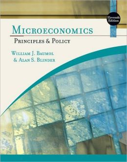 Microeconomics: Principles and Policy