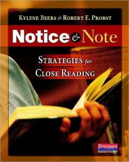 Notice and Note: Strategies for Close Reading