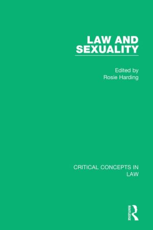 Harding: Law and Sexuality, 4-vol. set