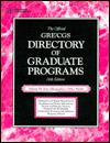 The Official GRE CGS Directory of Graduate Programs: Arts, Humanities, Other Fields
