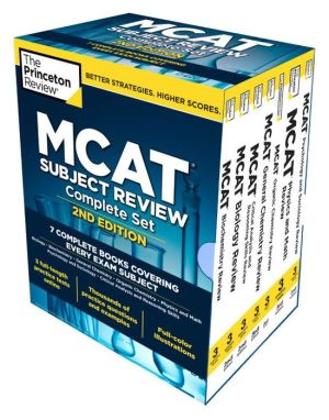 Princeton Review MCAT Subject Review Complete Boxed Set, 2nd Edition: 7 Complete Books + Access to 3 Full-Length Practice Tests