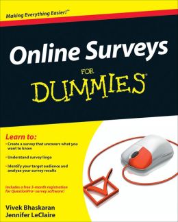 Online Surveys For Dummies