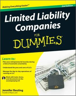 Limited Liability Companies For Dummies Jennifer Reuting