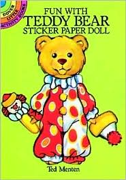 Fun with Teddy Bear Sticker Paper Doll
