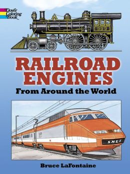 Railroad Engines Coloring Book
