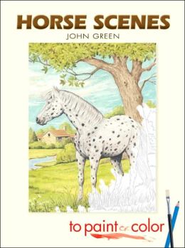 Horse Scenes to Paint or Color