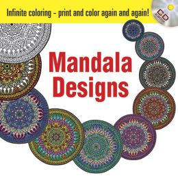 Infinite Coloring Mandala Designs Book & CD