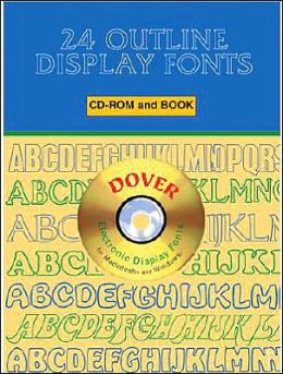24 Outline Display Fonts
