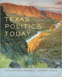 Texas Politics Today, 13th Edition
