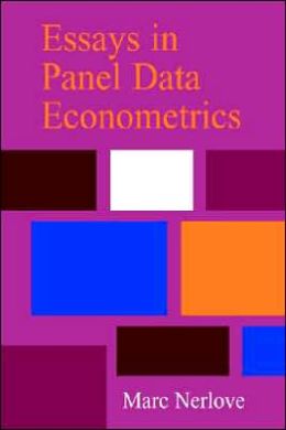 Essays in Panel Data Econometrics Marc Nerlove