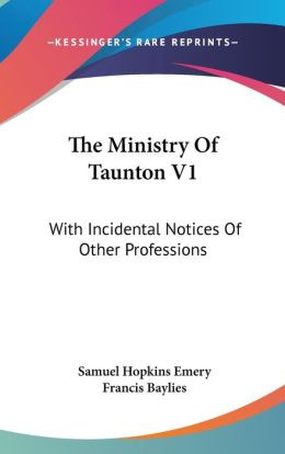 The Ministry Of Taunton V1