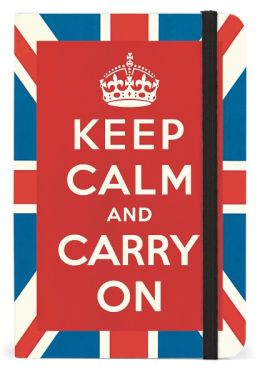 Keep Calm Bound Pocket Lined Journal 4 X 6