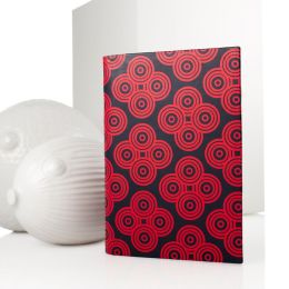 Jonathan Adler Mandala Cover in Navy and Red