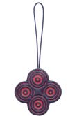 Product Image. Title: Jonathan Adler Mandala Charm in Navy/Red