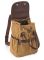 Acorn Canvas Backpack with Double Leather Look Handles (16 x 6x 12)