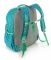 Turquoise Peace & Dots Nylon Backpack (16 x 12 x 7)