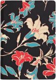 Product Image. Title: Day Lillies in Coral & Turquoise Cover HD