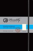 Book Cover Image. Title: Essential Notebook - Ruled- Black- Soft-Large, Author: Piccadilly Enterprises