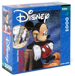 Disney Character Photomosaic 1000 piece puzzle Assortment with Poster