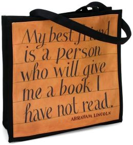 Jeff Fisher Lincoln/Erasmus Quotes Tote - (14x14x5)