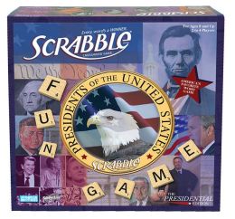 Presidential Scrabble Democrats vs. Republicans Board Game