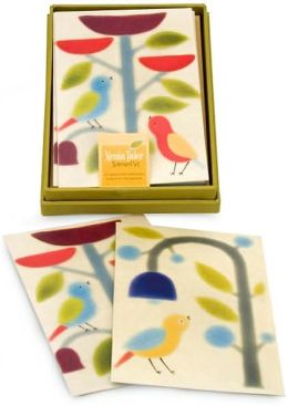 Xenia Birds with Trees Notecards -Set of 10