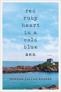 Red Ruby Heart in a Cold Blue Sea