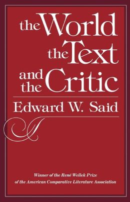 World, The Text, And The Critic