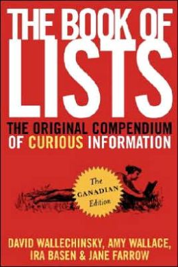 The Book of Lists: The Original Compendium of Curious Information