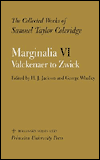 The Collected Works of Samuel Taylor Coleridge, Volume 12: Marginalia: Part 6. Valckenaer to Zwick