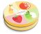 Fruit Collage Tin Coaster Set