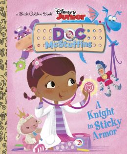 Doc McStuffins Reading Book - Little Golden Book - A Knight in Sticky Armor