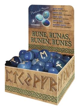 Blue Onyx Runes Lo Scarabeo