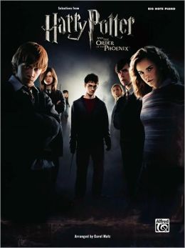 Selections from Harry Potter and The Order of the Phoenix: Big Note Piano
