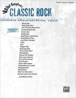 Value Songbooks -- Classic Rock: Piano/Vocal/Chords