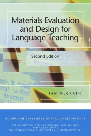 Materials Evaluation and Design for Language Teaching