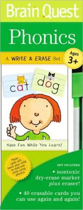 Brain Quest Write & Erase Set: Phonics