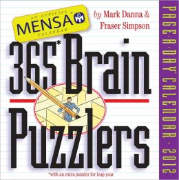 Mensa 365 Brain Puzzlers Page-A-Day Calendar 2010 (Page-A-Day Calendars) Fraser Simpson and Mark Danna