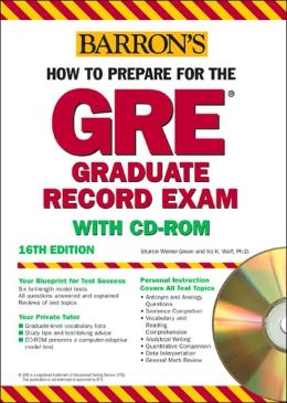 How to Prepare for the GRE Test, with CD-ROM