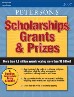Scholarships, Grants and Prizes 2007